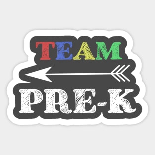 Team Pre-K Teacher Back To School Gift Sticker